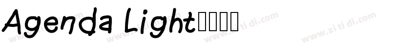 Agenda Light字体转换
